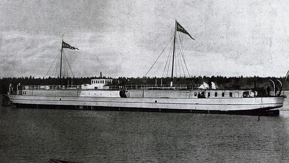 Worlds first motor ship Vandal, Nizhny Novgorod, 1903